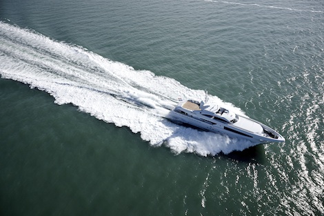 Image for article 'Galatea' edges 30 knots on sea trials